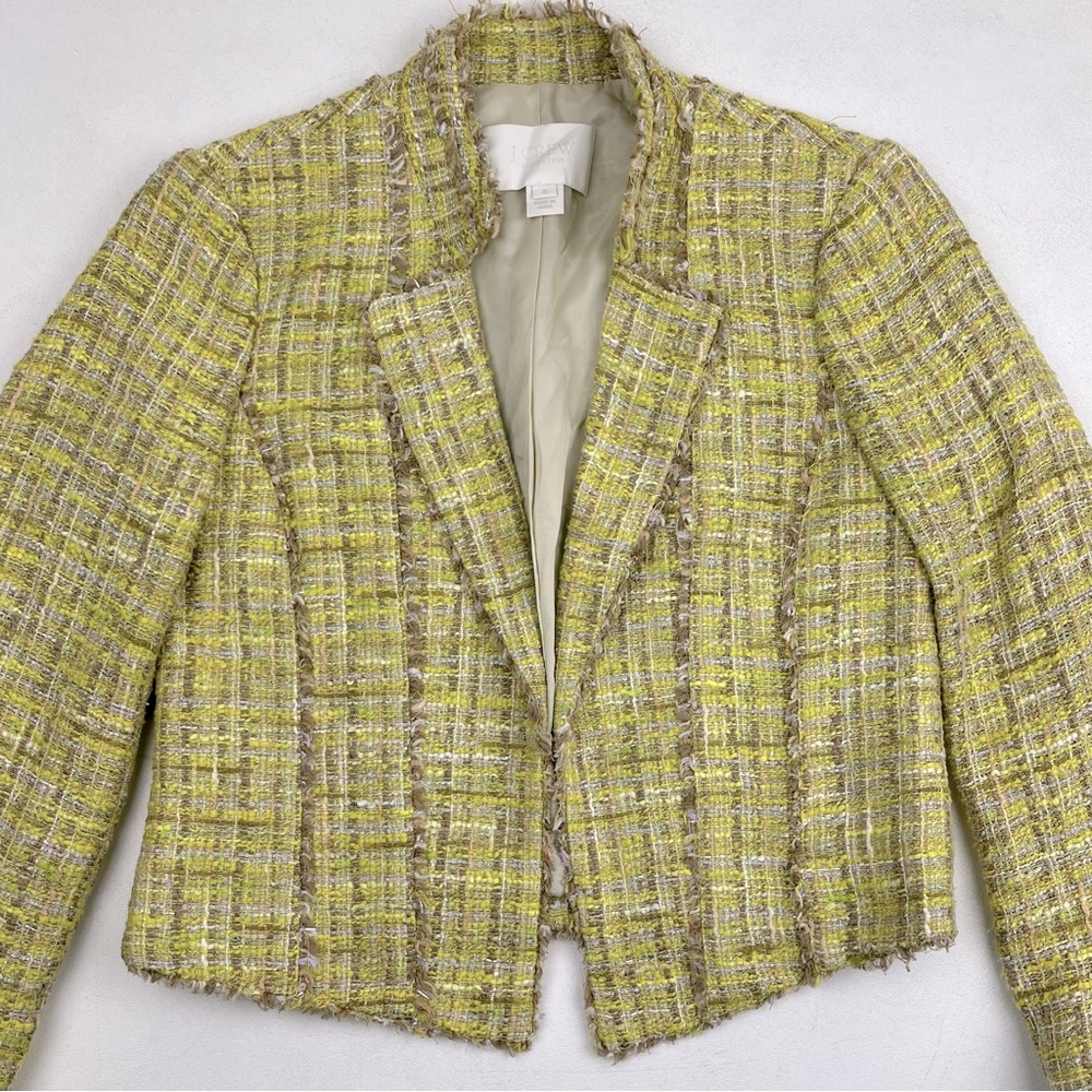 J. Crew Collection Canary Tweed Jacket